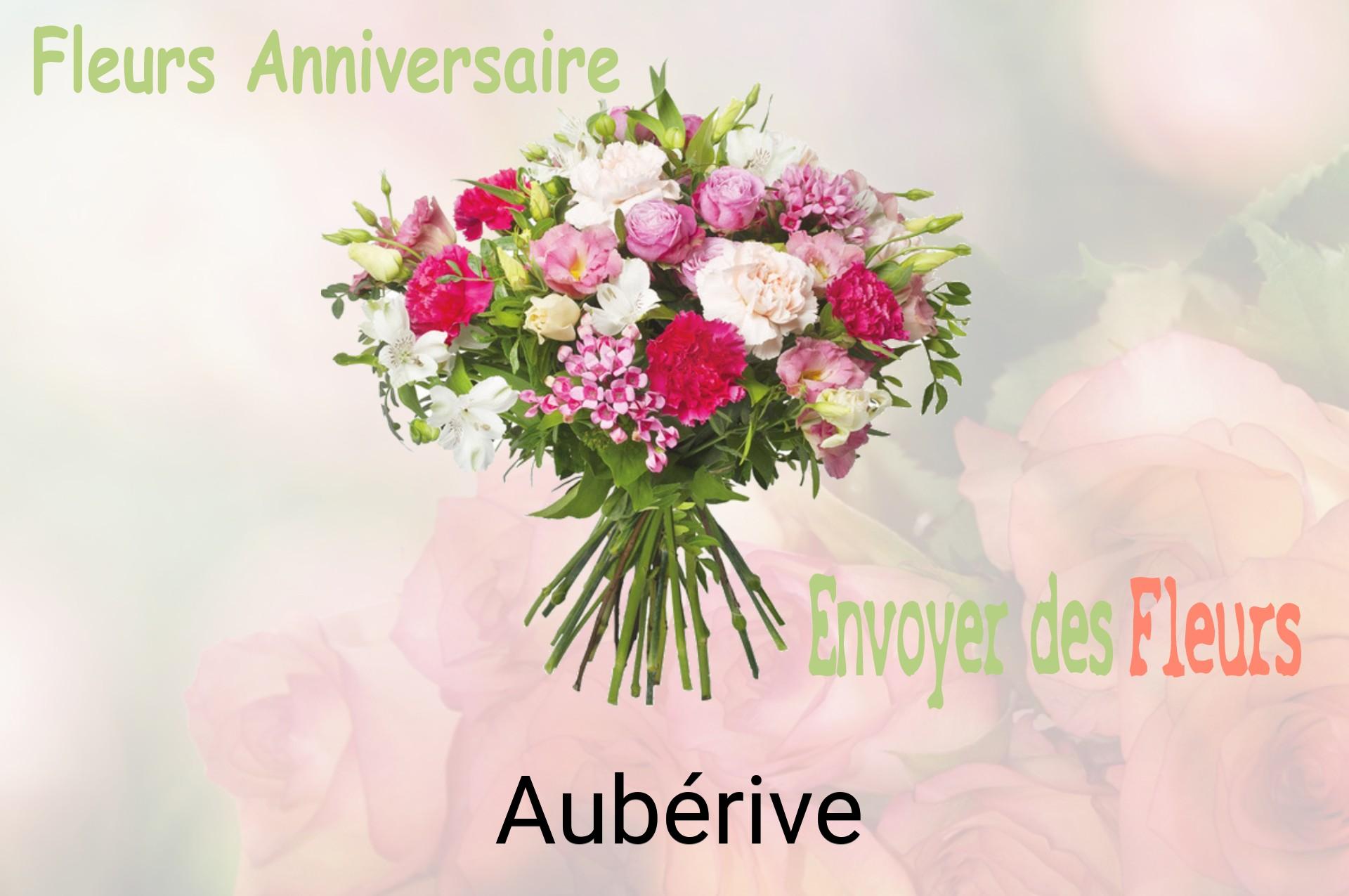 Bouquet de fleurs d’anniversaire livré à Aubérive